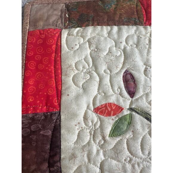 Handmade in Alaska Three Owls Fall Quilted Novelty Hanging Sign - Picture 5 of 9